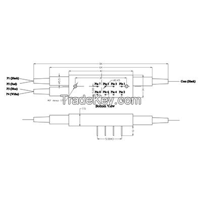 1x4 Magneto Optical Switch