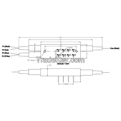 PM HP 1*4 Magneto Optical Switch