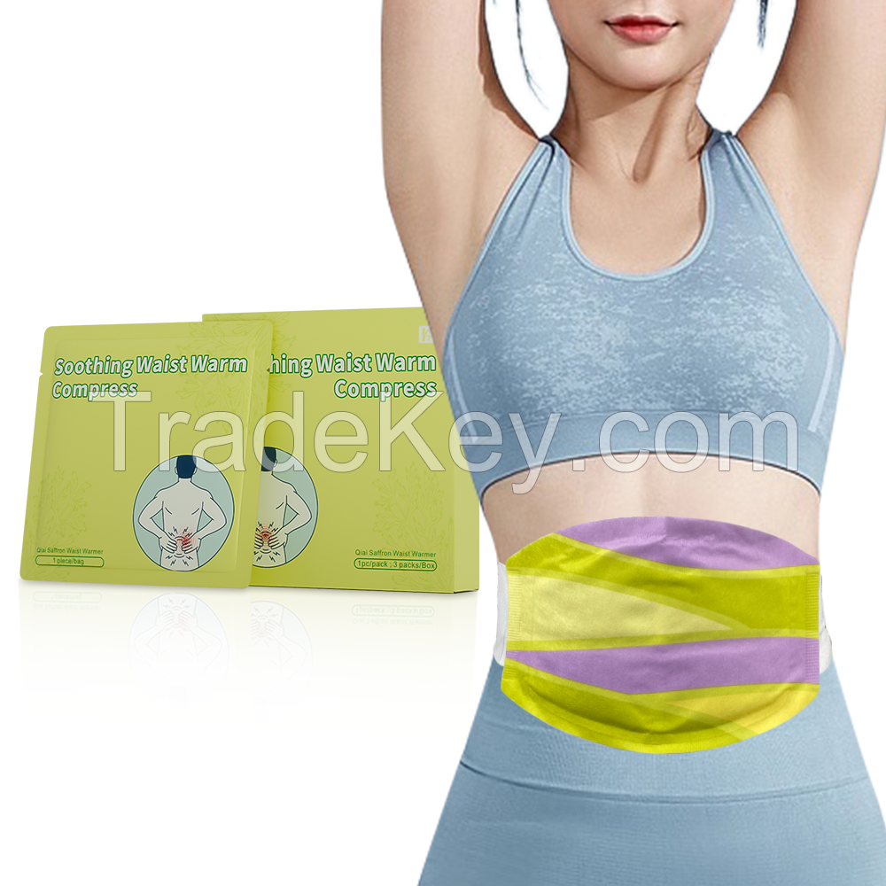 Big Size Non Woven Air Activated Long Lasting Heat Therapy Patch Waist Abdomen Warmer Pad Relieve Cramp Period Pain