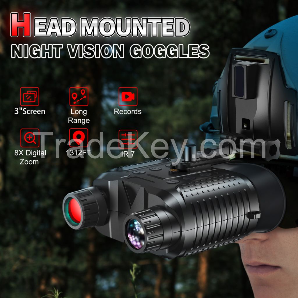 Full HD 4K Video Recording 7 Infrared Binoculars 8x Digital Zoom Viewing In The Dark Adult Night Vision Binoculars