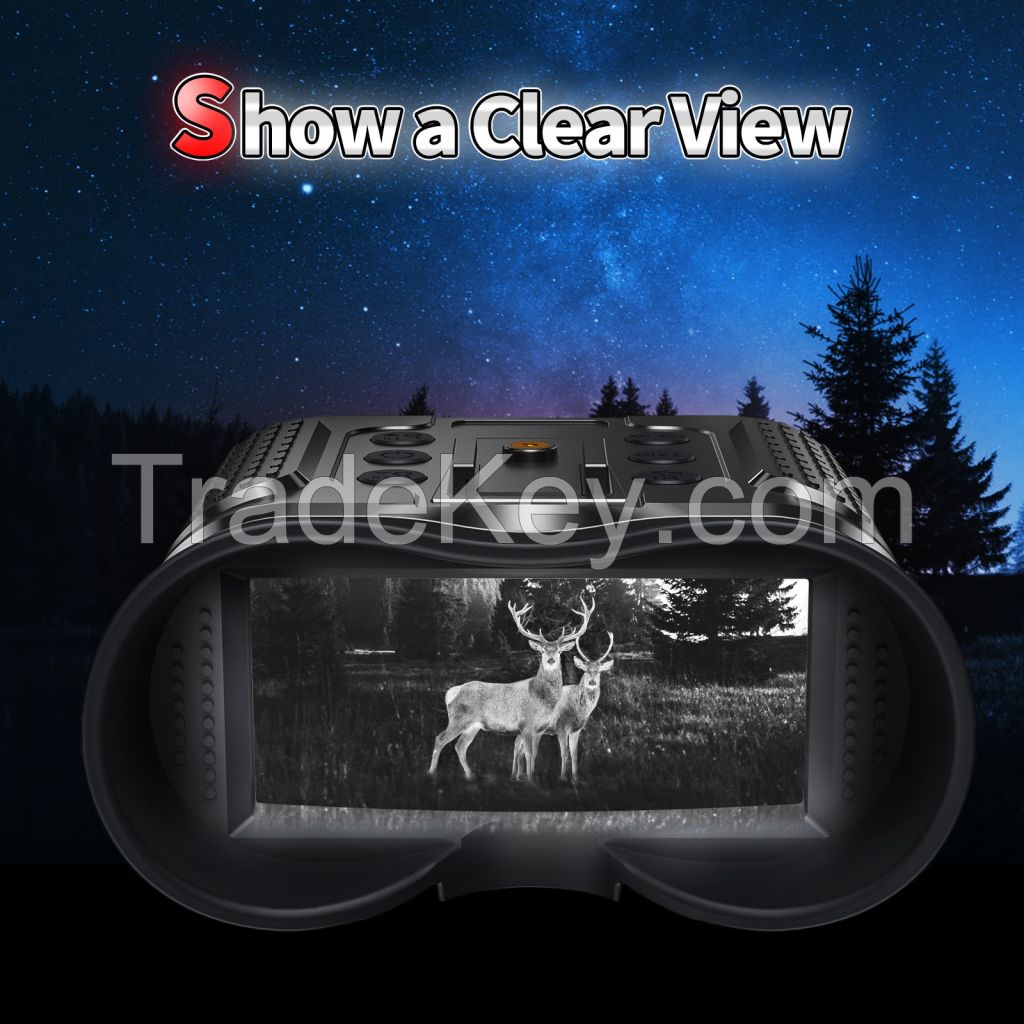 Full HD 4K Video Recording 7 Infrared Binoculars 8x Digital Zoom Viewing In The Dark Adult Night Vision Binoculars