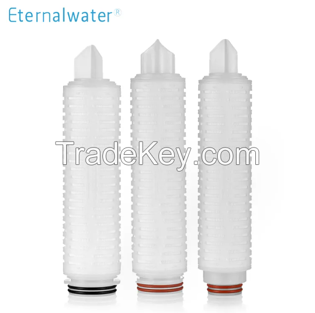 Good Price PVDF Membrane Pleated Filter Cartridge for Sterilizing Filtration in pharmaceuticals and Chemicals