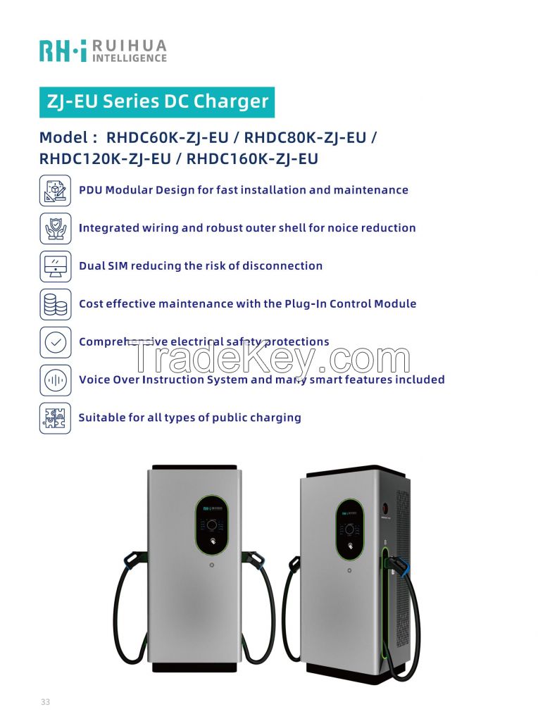 DC fast charging station - Z]-EU 60/80/120/160/180/240/320/360KW