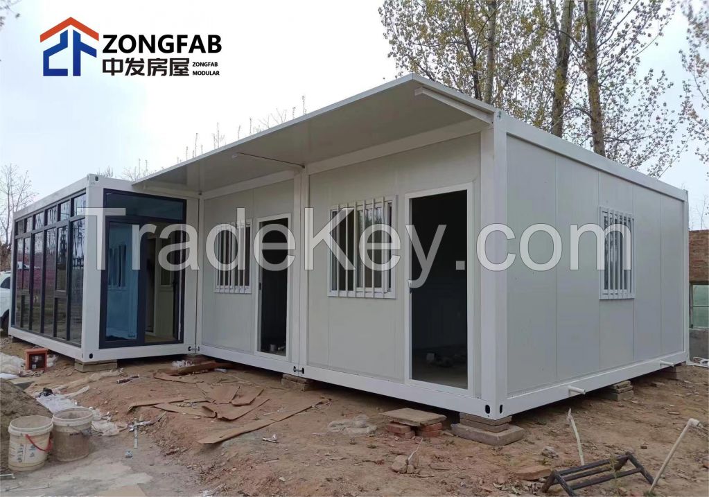 Container modular prefab house temporary building for Construction Site  office worker camp dormitory apartment