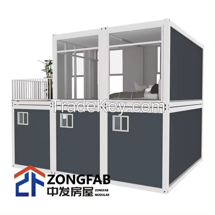 prefabricated Folding Portable Butterfly Building Container House Homes; 