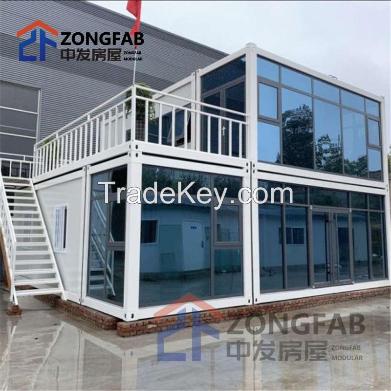 prefabricated Folding Portable Butterfly Building Container House Homes; 