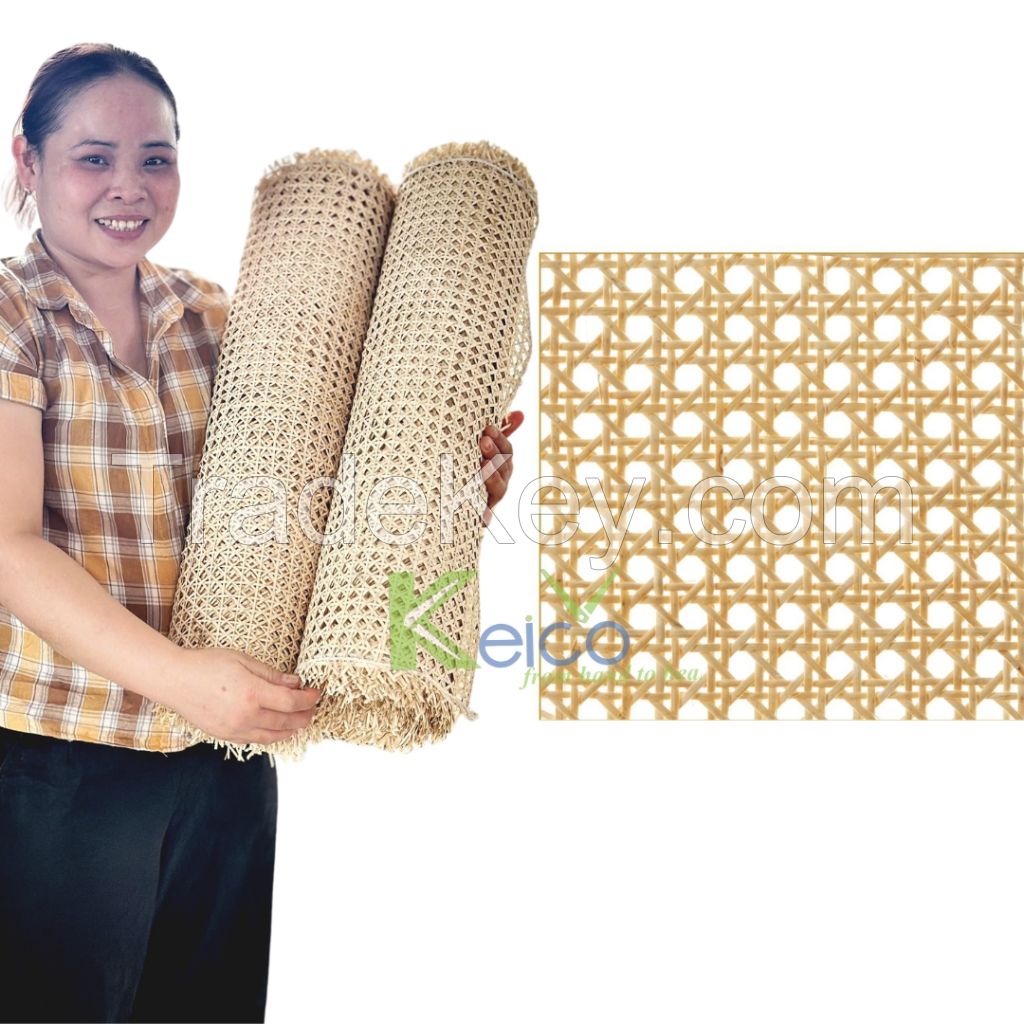 Top 1 Selling Rattan Webbing in Vietnam with Natural Color and Star Pattern