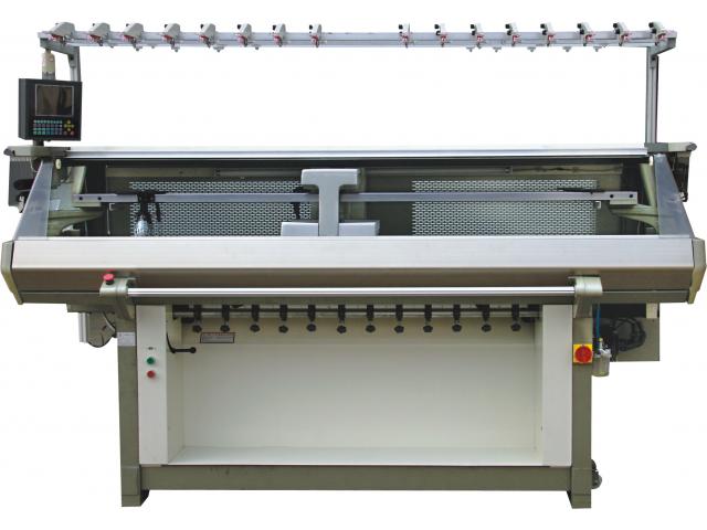 computerized flat knitting machine