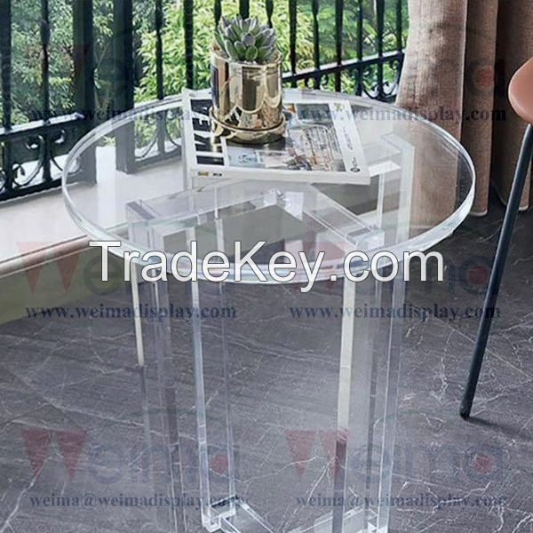 Acrylic colorfull side table