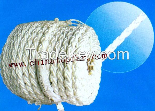 Marine mooring rope, PP rope, PE rope, Polypropylene rope, Polyester rope, Polyamide rope