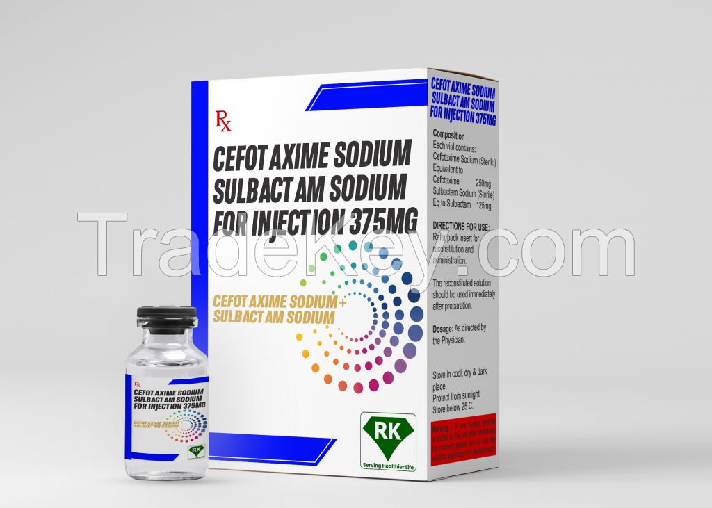 Cefotaxime Sodium & sulbactam for injection 375mg