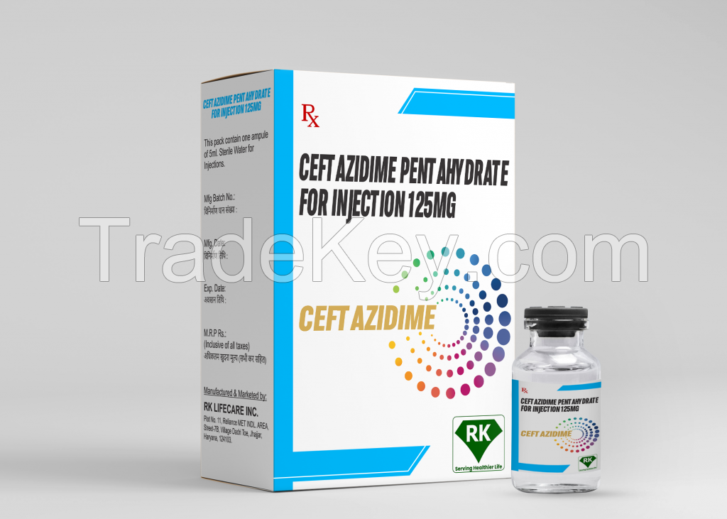 Ceftazidime Pentahydrate for injection 125mg