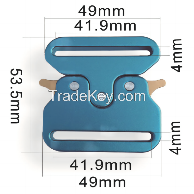 Buckle Metal Adjustable Buckle aluminum alloy buckle half metal buckle for Backpack