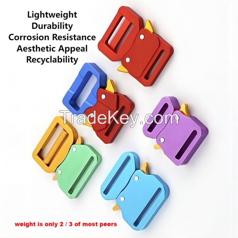 Buckle Metal Adjustable Buckle aluminum alloy buckle half metal buckle for Backpack