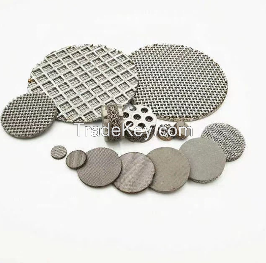 Multi layer sintered mesh, five layer coffee filter, melt filter element