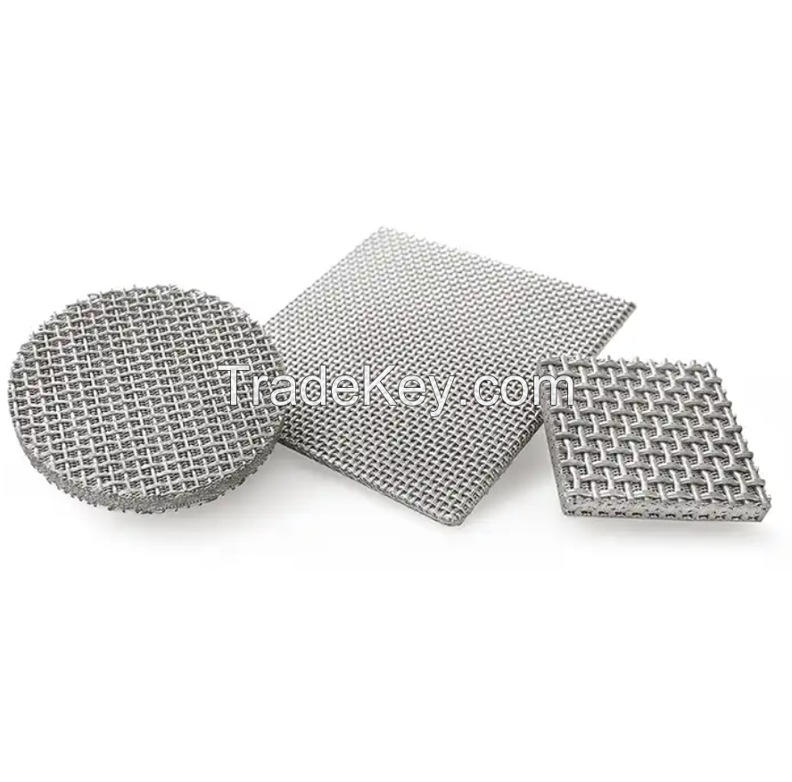 Multi layer sintered mesh, five layer coffee filter, melt filter element