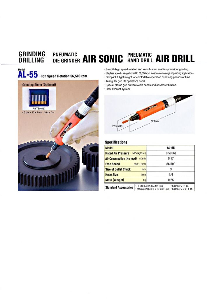 Pneumatic tool-Make NITTO KOHKI JAPAN