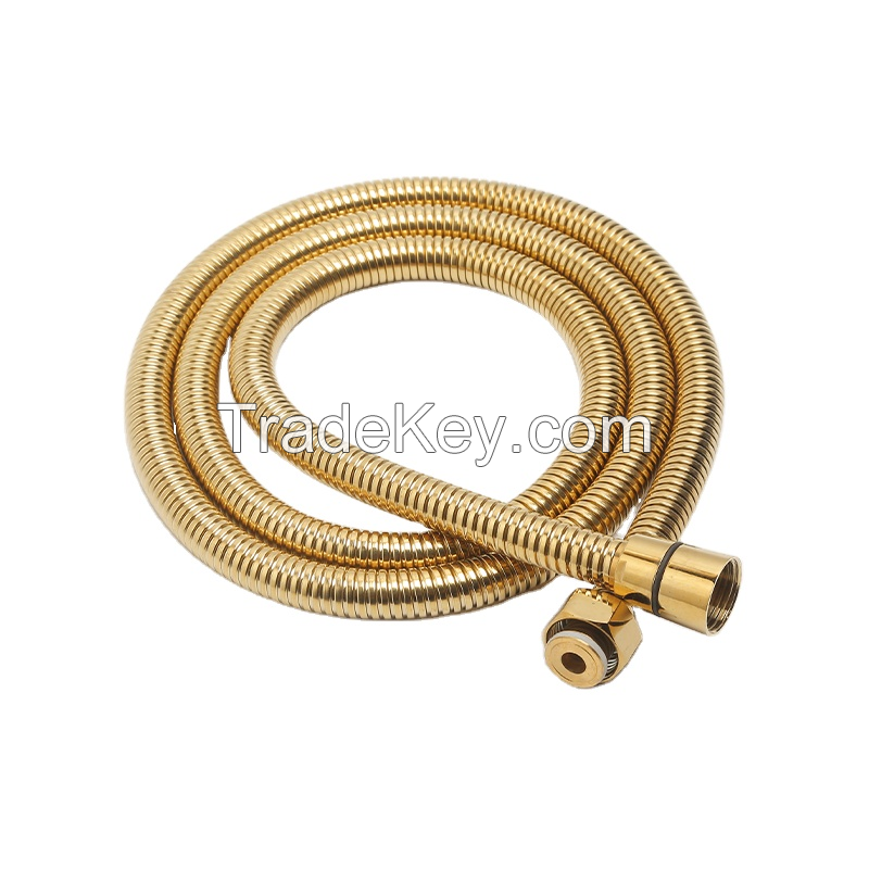 Black Shower hose Stainless Steel