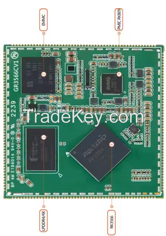 LVDS MIPI Display Adapter Board Linux Rockchip RK3566 SOM Board