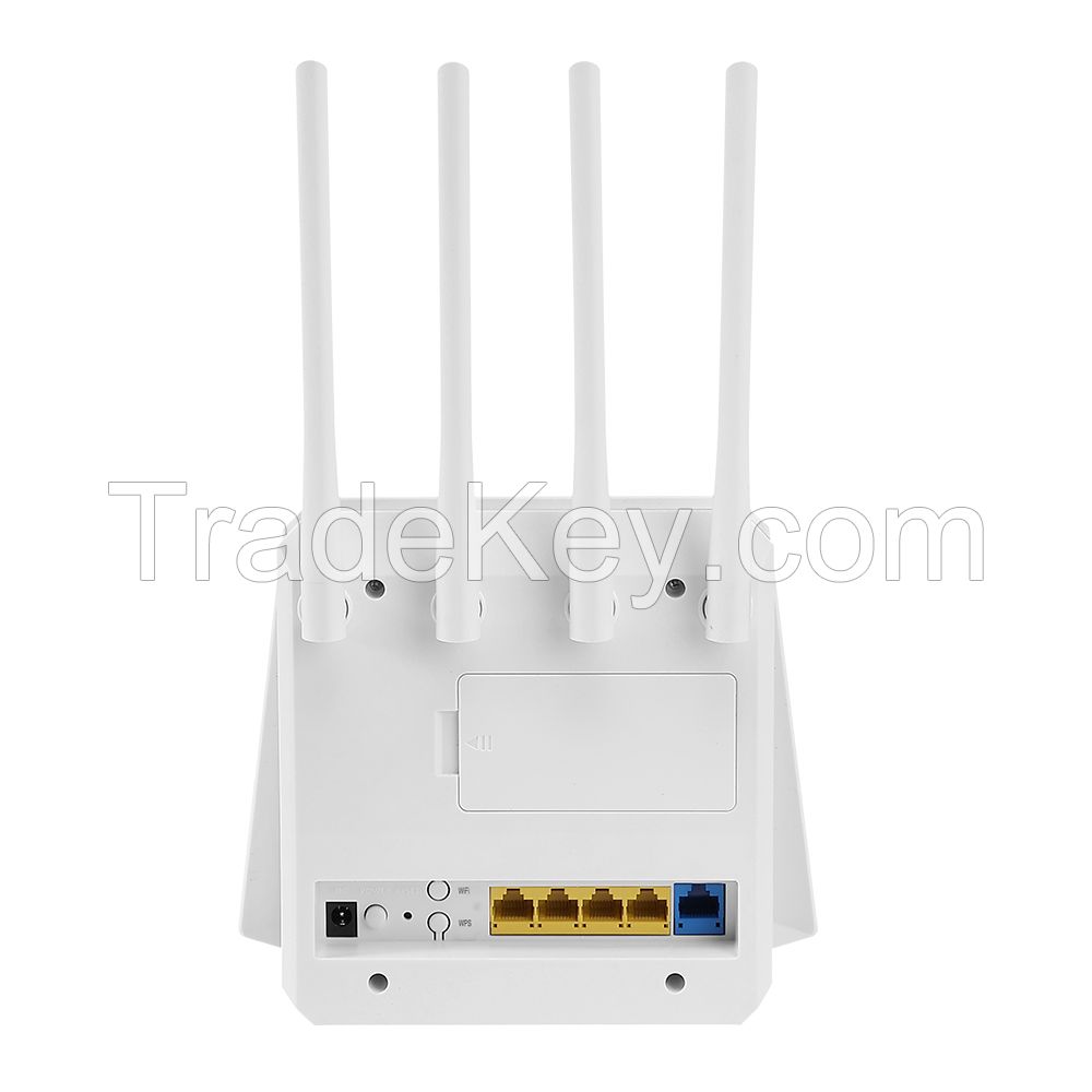 300mbps Cat 4 openWRT 4g wifi router with sim card slot