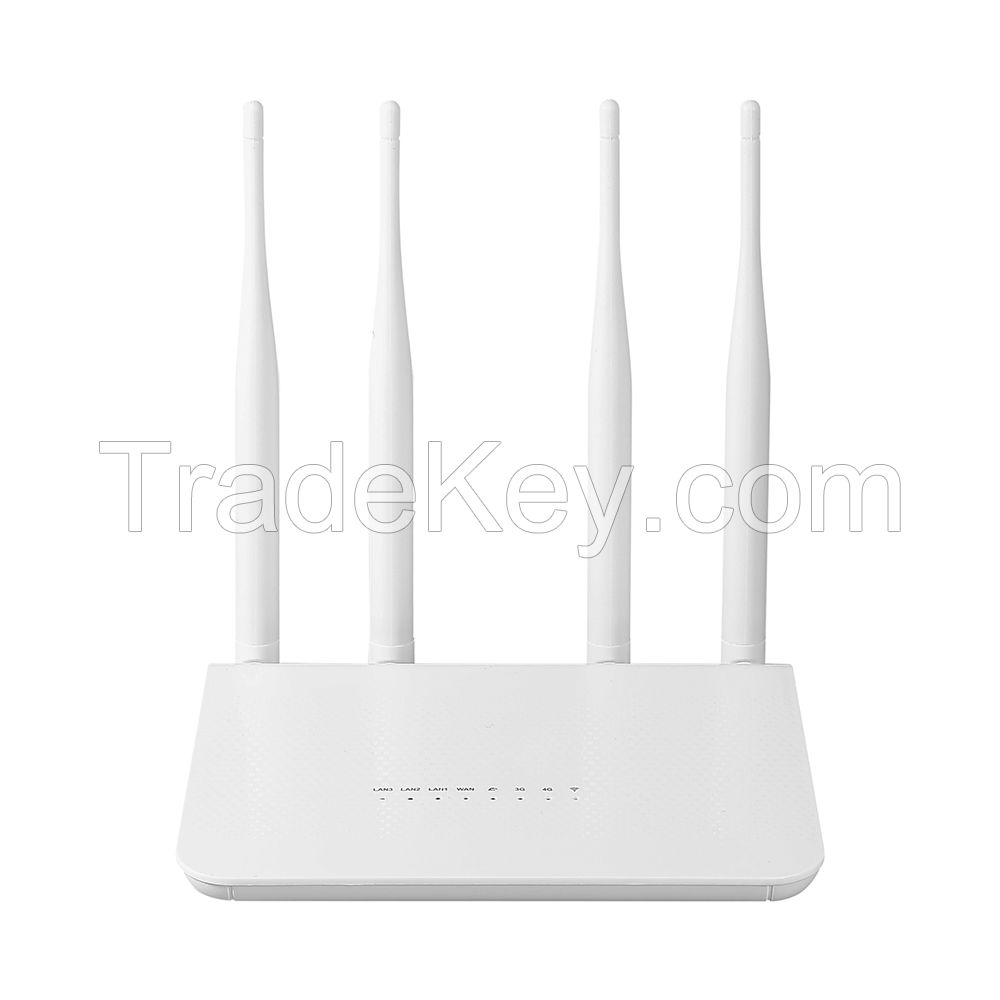 2.4G wifi 1 lan port 300mbps 4g wifi router