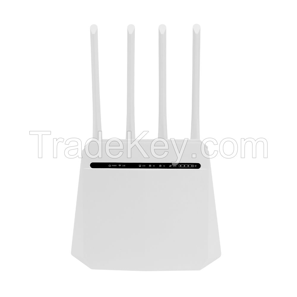 300mbps Cat 4 openWRT 4g wifi router with sim card slot