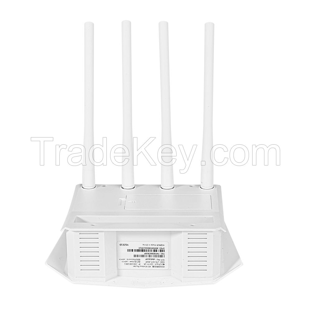 300mbps Cat 4 openWRT 4g wifi router with sim card slot