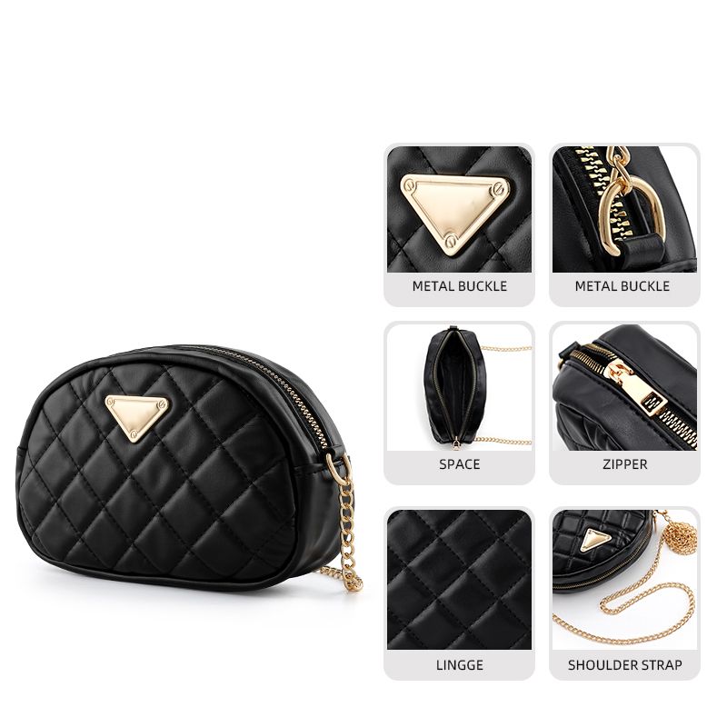 Best Seller Custom Woman Hand Bags Luxury Ladies Trendy Designer Round Genuine Leather Handbags