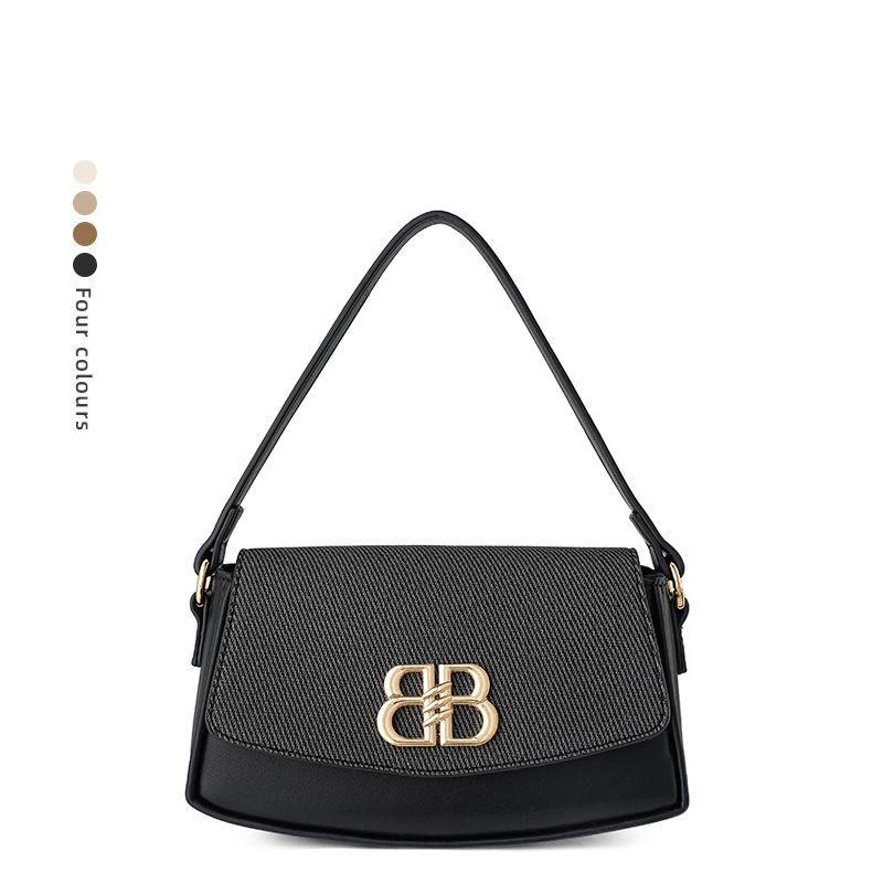 Factory wholesale 2024 the latest PU material casual fashion women's shoulder bag