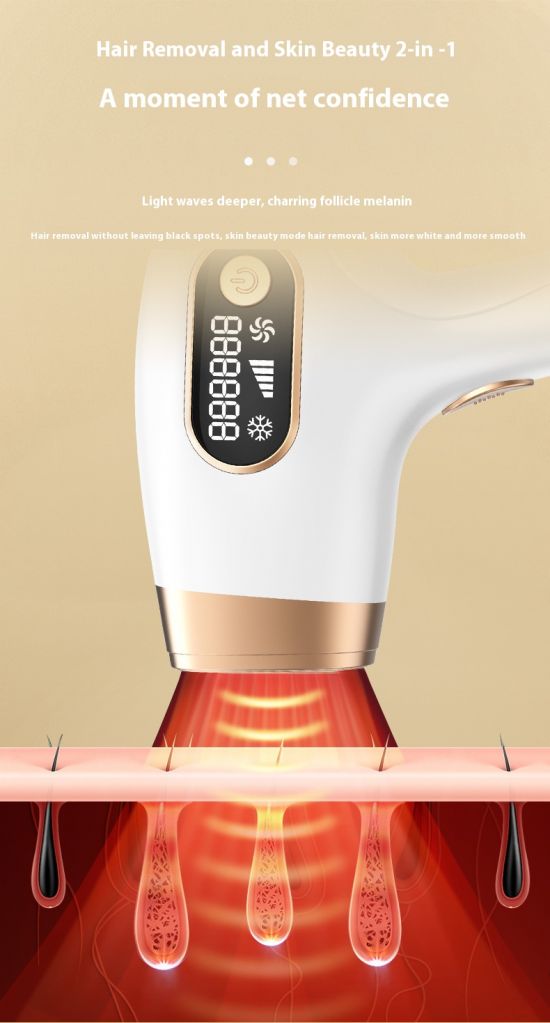 Women Man Diode Painless Body Dark Skin Epilator Machine Home Use Mini Portable Permanent Hair Removal