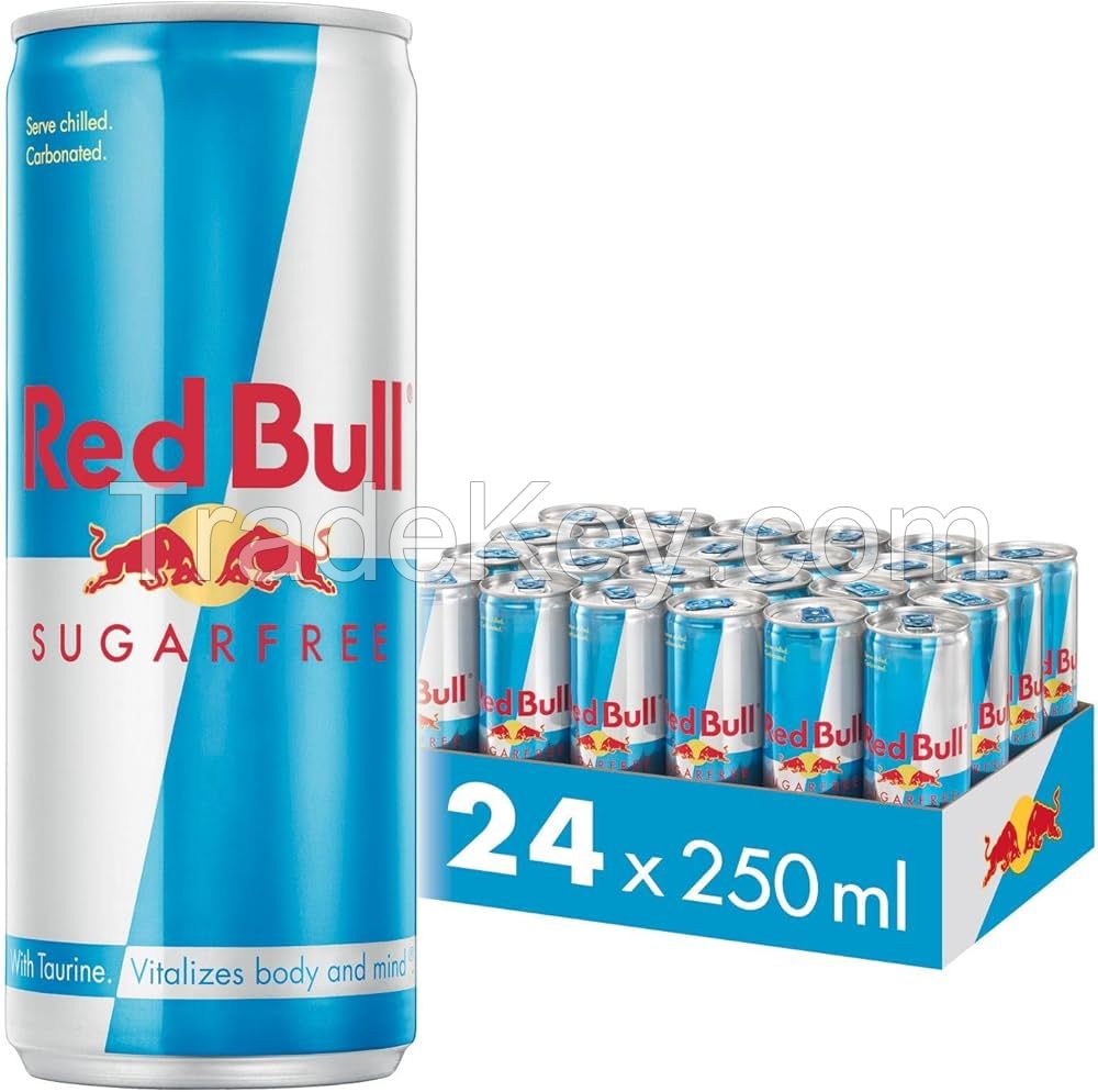 New  Red Bull Sugarfree Energy Drink, 12 Fl. Oz., 24 Cans/Carton