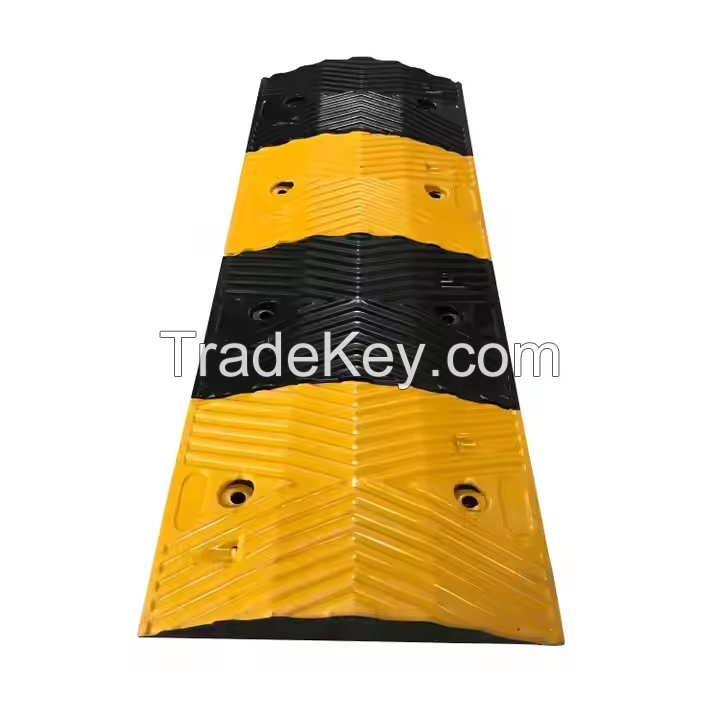 Roadway Traffic Limit Buffer Belt Highway Road Block Brake One Way Resistant Rubber Road Speed Bump