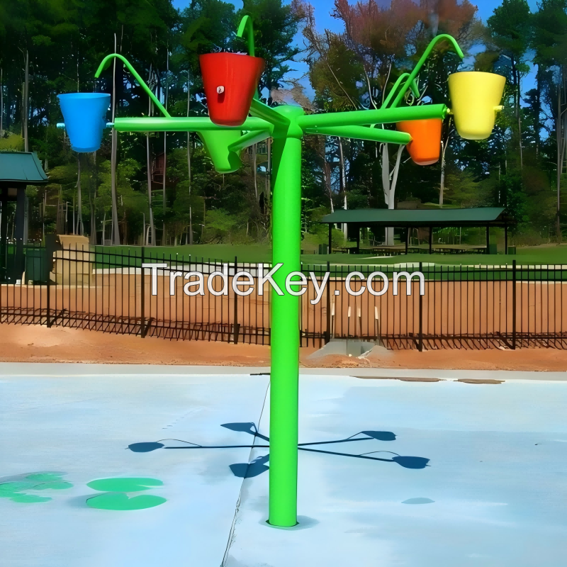 splash aqua park playground and splash park feature