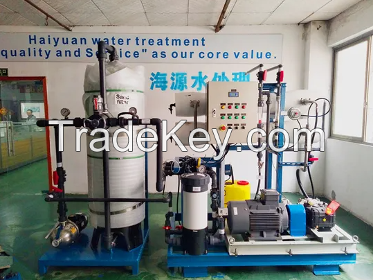 Solar Powered Mobile Containerized Swro Well Sea Water Seawater Desalination System Price Industrial RO Reverse Osmosis Mineral Drinking Water Treatment Plant