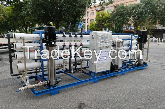 25m3 Salt Well Water Reverse Osmosis Filter Purification Sea Water Desalination System Equipment RO Filtration Water Treatment Desalination Plant for Irrigation