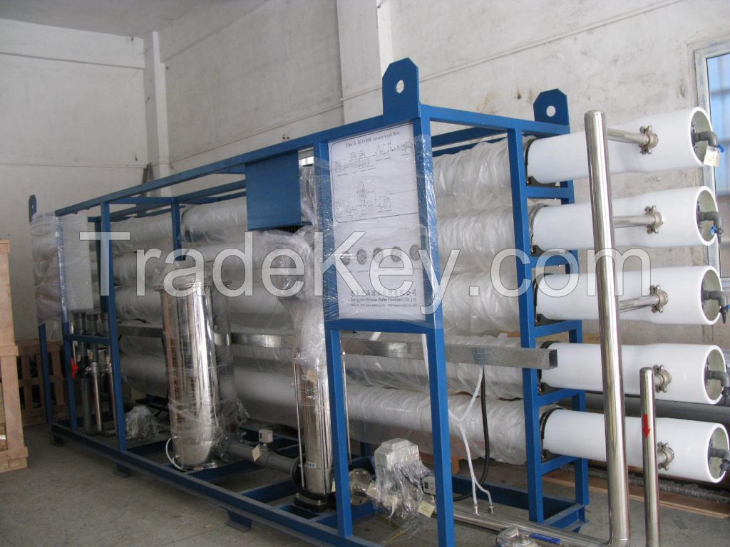 25m3 Salt Well Water Reverse Osmosis Filter Purification Sea Water Desalination System Equipment RO Filtration Water Treatment Desalination Plant for Irrigation