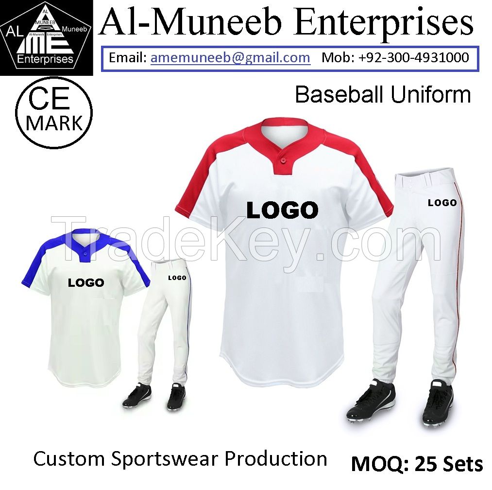 Custom Baseball Sports Team Uniform