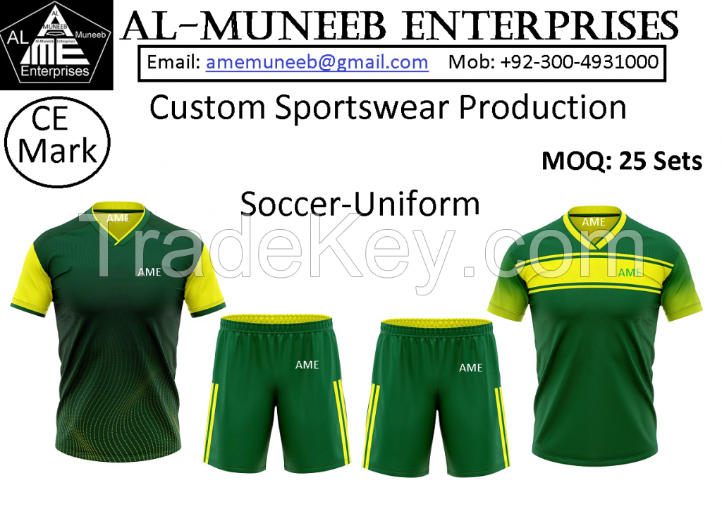 Custom Soccer-Ball Sports Team Uniform