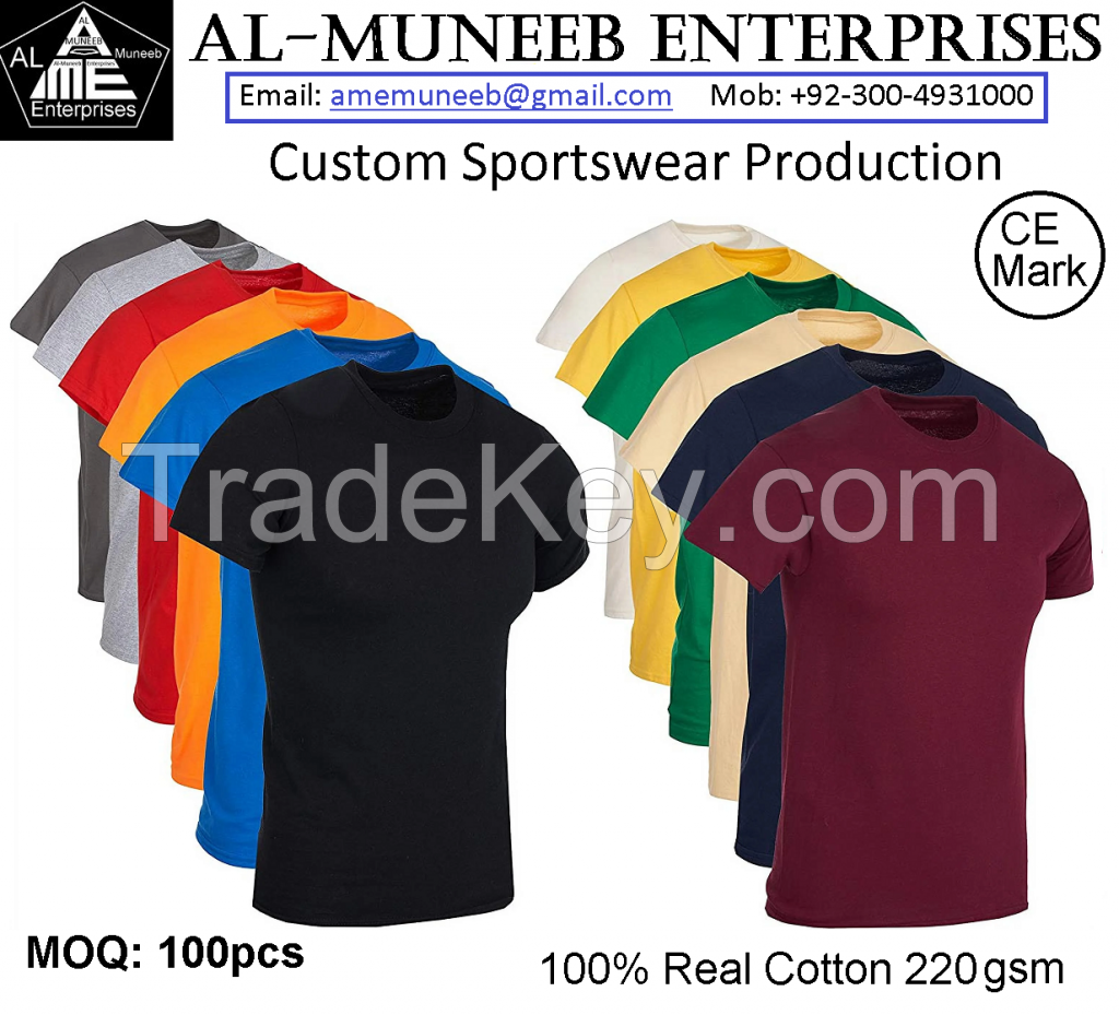 Custom Cotton T-Shirt Half Sleeve and Full Sleeve