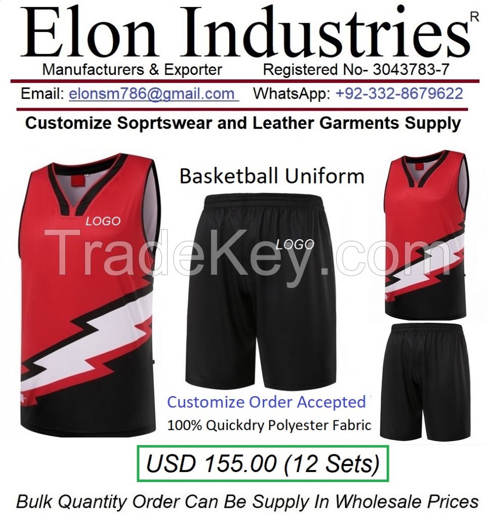 Sports Wear Basketball Sports Team Uniform