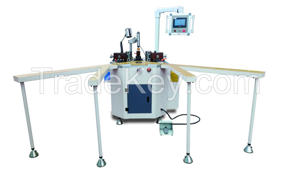 Aluminum doors and Windows heavy-duty Angle machine frame making corner gilding machine aluminum corner crimping machine