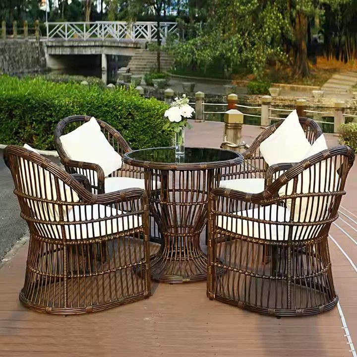 Villa Hotel Modern Garden Waterproof Sofa With Chair &amp;amp; Table Customized Outdoor Furniture Garden Sofa