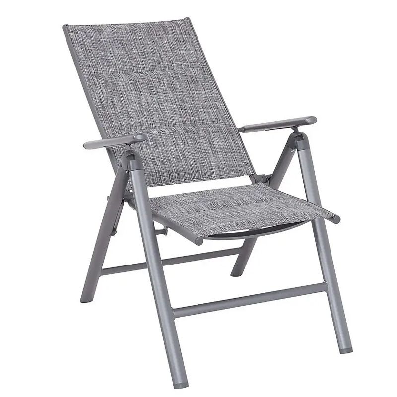 Picnic Portable Outdoor Camping Customized Color Leisure Steel Folding Chairs