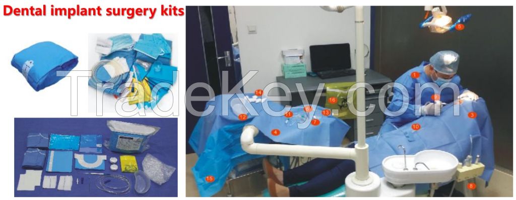 Dental implant surgery kitsÃ¯Â¼ï¿½ Disposable protective productsÃ¯Â¼ï¿½Surgical gowns