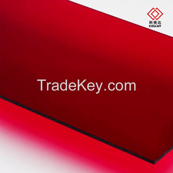 RED  Acrylic 100% Virgin Material High Quality Cast Acrylic Sheet