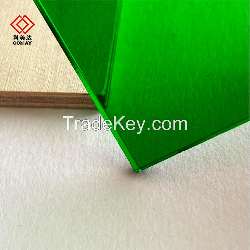 Customized   green Colors Cast Acrylic Sheets  1.8-30mm