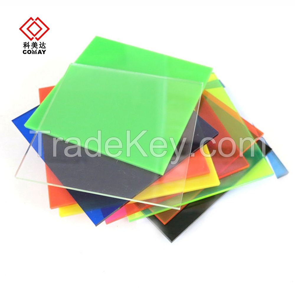 Customized   green Colors Cast Acrylic Sheets  1.8-30mm