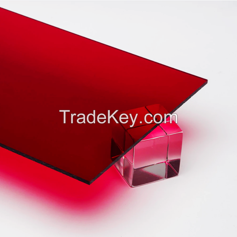 RED  Acrylic 100% Virgin Material High Quality Cast Acrylic Sheet