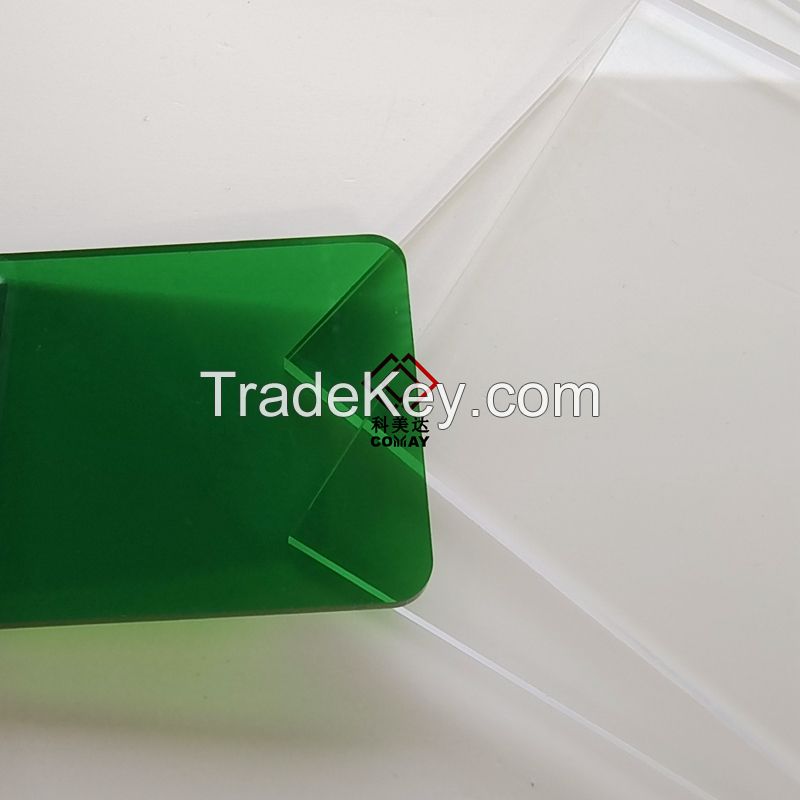 Customized   green Colors Cast Acrylic Sheets  1.8-30mm