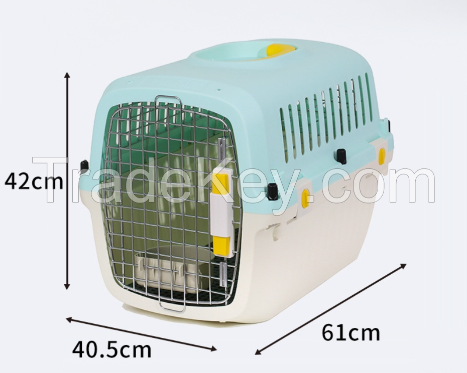 2024 Pet Dog Air Travel Box Heavy-Duty Pet Carrier Case